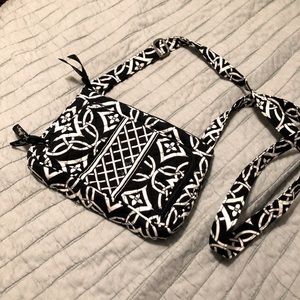 Vera Bradley Concerto Black and White Crossbody